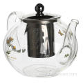 Glass Filtering Tea Maker Teapot Lead Free